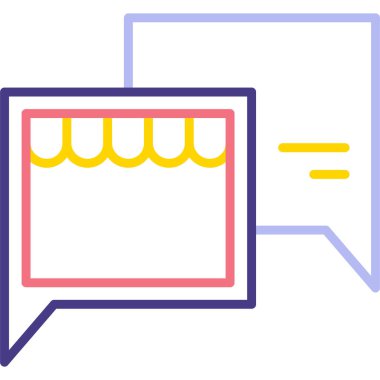 Konuşma balonu işaret tasarımı