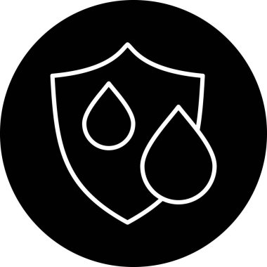 Koruma simgesinin vektör illüstrasyonu