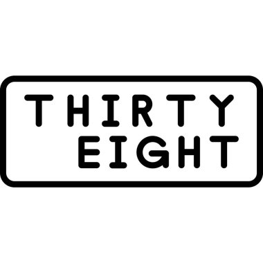 Doğum günü partisinde siyah bir numarayla bir numara.