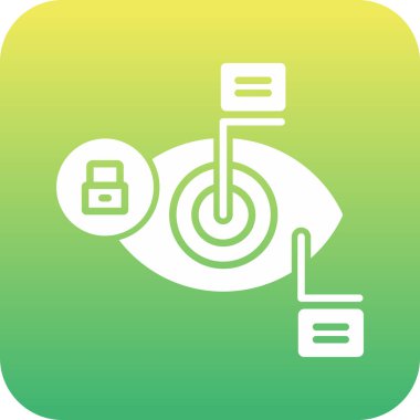 vektör içindeki veri analiz simgesi