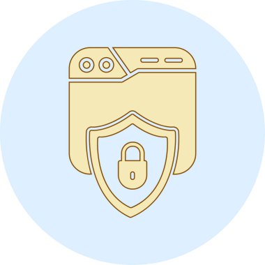 Kilit ile güvenlik kalkanı