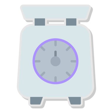 Çalar saat simgesi. Çalar saat vektör simgesi web için karikatür çizimi