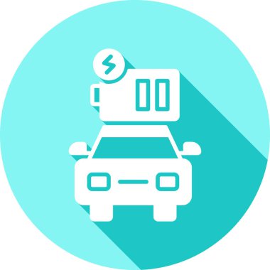 Araba tamir ikonu. düz simge