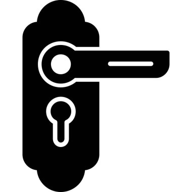 Anahtar simgesi vektör illüstrasyonu