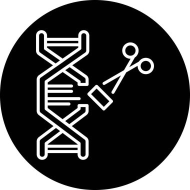 dna. Web simgesi basit illüstrasyon