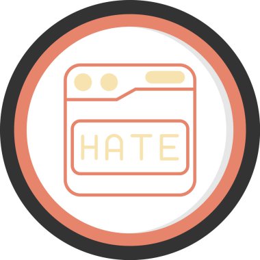 Modern bir simgenin vektör illüstrasyonu