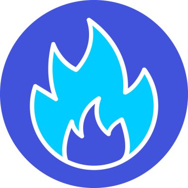 ateş simgesi işareti, vektör illüstrasyonu