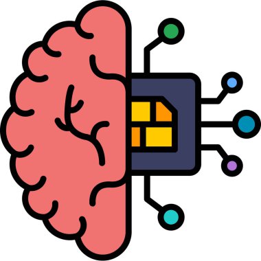 Devre yonga çizimine sahip beyin