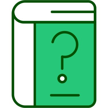 Bir sorum var. Web simgesi basit illüstrasyon