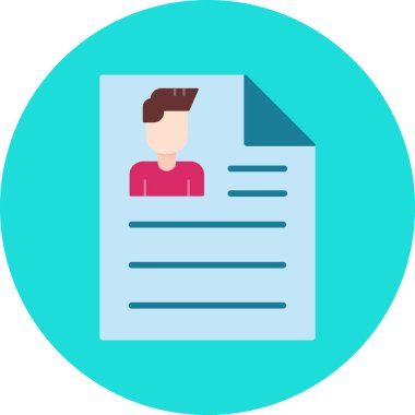 İş araması. Basit illüstrasyon