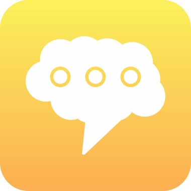 Beyaz arka plan üzerinde izole konuşma kabarcıklar simgesini