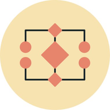 Diyagram. Web simgesi basit illüstrasyon