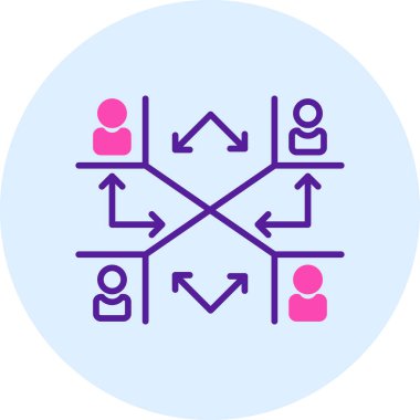 seo modern simgesinin vektör illüstrasyonu