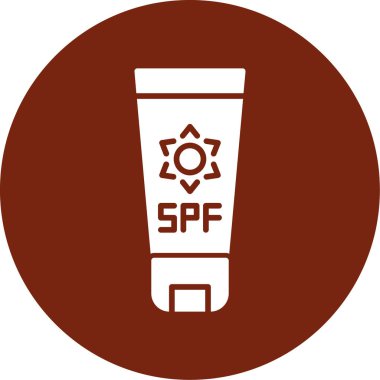 Beyaz arkaplanda basit ve minimalist vektör simgesi