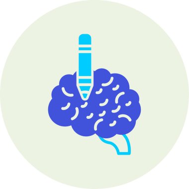 beyin simgesi, modern tasarım