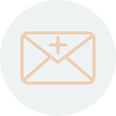 e- posta simgesi vektör illüstrasyonu