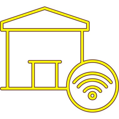 Akıllı çiftlik ikonu. beyaz arkaplanda izole edilmiş web tasarımı için akıllı ev vektör simgesi
