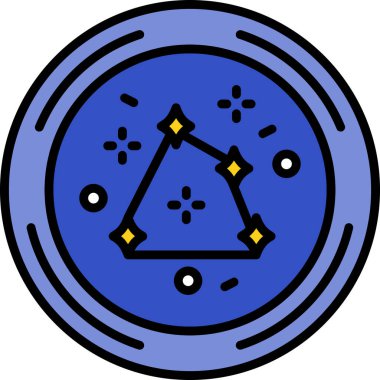 Sihir. Web simgesi basit illüstrasyon