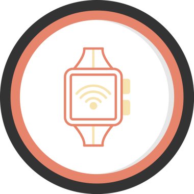 Akıllı saat. Basit resimleme