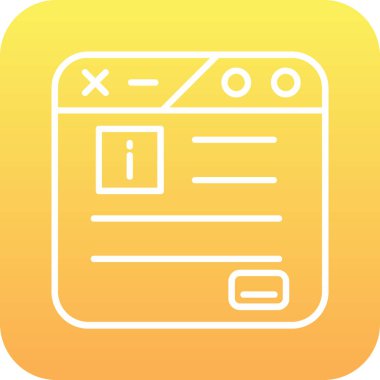 Uygulama modern simgesinin vektör illüstrasyonu