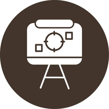 Kamera. Web simgesi basit illüstrasyon