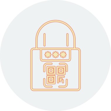 ikon vektör illüstrasyonunu kilitle