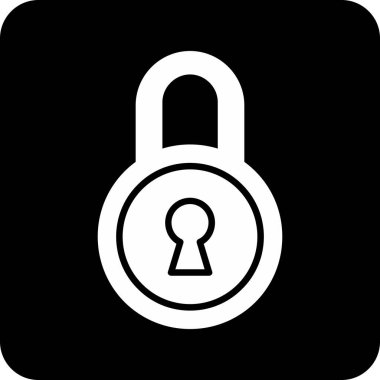 ikon vektör illüstrasyonunu kilitle