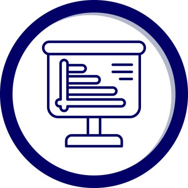 Bir kitap simgesinin vektör illüstrasyonu