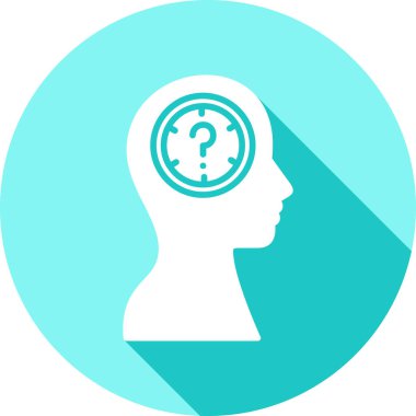 beyin ikonu vektör illüstrasyonu