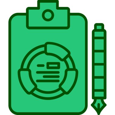 Belge. Web simgesi vektör illüstrasyonu