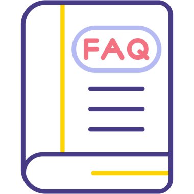 Mesaj işareti faq 'ı gösteriyor. kavramsal fotoğraf metni belirli bir konu ile ilgili soruları yanıtlıyor.