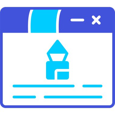 Basit web tasarımı vektör illüstrasyonu