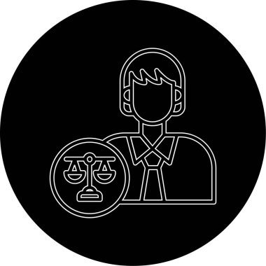 Modern ikon adaletsizliğinin vektör illüstrasyonu