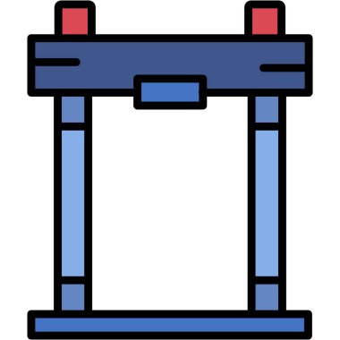 Modern b 'nin vektör illüstrasyonu eksik simgesi