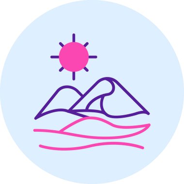 Kumsal. Web simgesi basit illüstrasyon