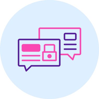 Basit ağ simgesi, vektör illüstrasyonu