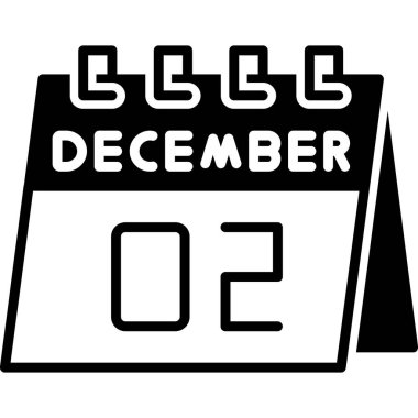 Takvim simgesi, vektör çizimi