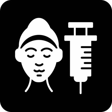 Aşı Simgesi Vektör İllüstrasyonu