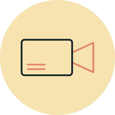 Konuşmacı. Web simgesi basit illüstrasyon