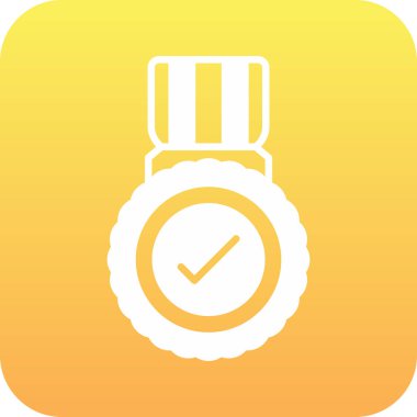 Alarm saat simgesi beyaz arkaplan vektör çiziminde izole edilmiş düz stil