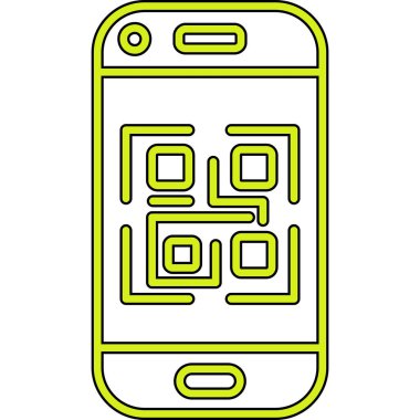 akıllı telefon simgesi vektör illüstrasyonu