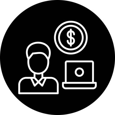 para simgesi vektör illüstrasyonu