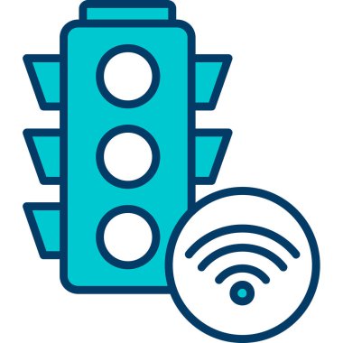 kablosuz ışık simgesi modern vektör illüstrasyonu