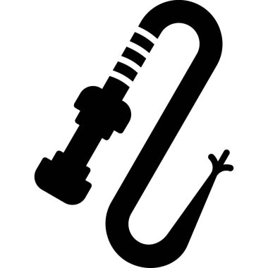 Müzik aleti ve saksafonun vektör çizimi