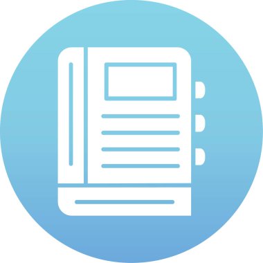 kitap simgesi vektör illüstrasyonu