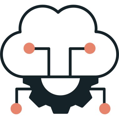 Bulut hesaplama. Web simgesi