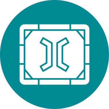 seo modern simgesinin vektör illüstrasyonu