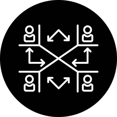 Seo simgesinin vektör illüstrasyonu