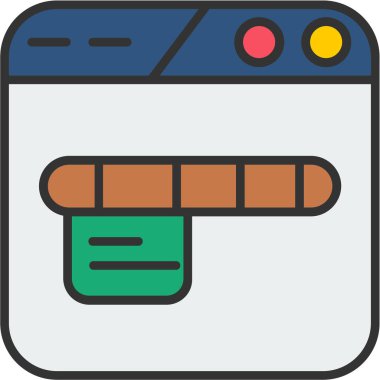 seo modern simgesinin vektör illüstrasyonu