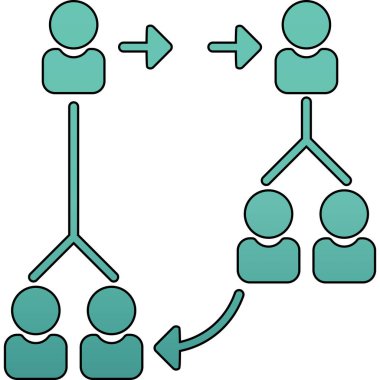 ağ paylaşım simgesi çizimi